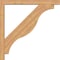 Ekena Millwork Funston Block Smooth Bracket w/ Offset Brace, Western Red Cedar, 5 1/2"W x 48"D x 48"H BKT0604X48X48FST05SWR - alternate 3